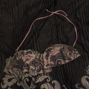 Cute pink bikini top